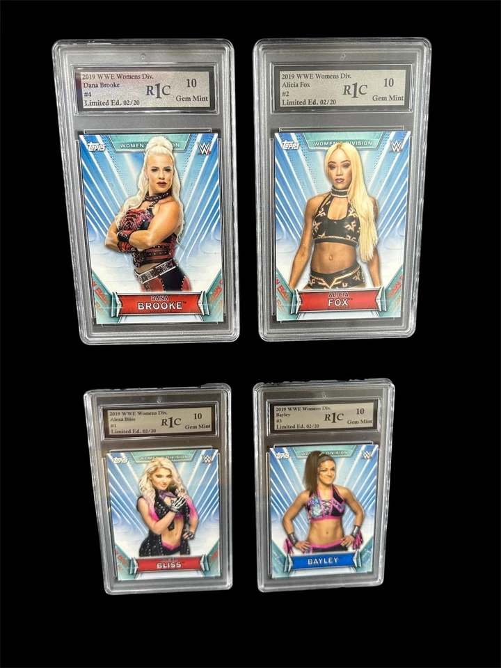 2019 Topps WWE Women’s Division Roster **Limited Edition** Graded Card--U pick - Image 1 of 2
