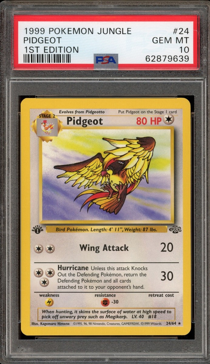 Pokémon TCG Professional Sports Authenticator (PSA) Jungle Pokémon TCG Professional Sports Authenticator (PSA) Jungle