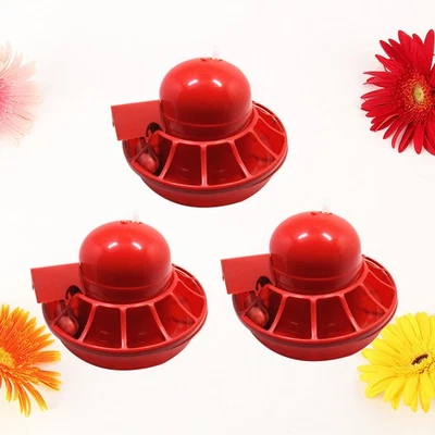  3 Pcs Futterspender Für Geflügel Küken Futterautomat Fütterungsschale - Bild 1 von 4