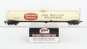 HO Atlas 1729-3 Suburban Propane ACF 33,000 Gallon Tank Car CNTX 1320 - Picture 1 of 8