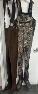 RED BALL BY LACROSSE FISHING WADERS SIZE M BOOT SIZE 11 - Picture 1 of 7