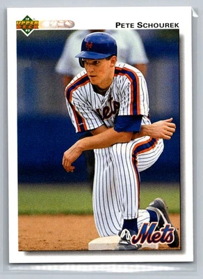 Pete Schourek 1992 Upper Deck New York Mets #673 - Image 1 of 2
