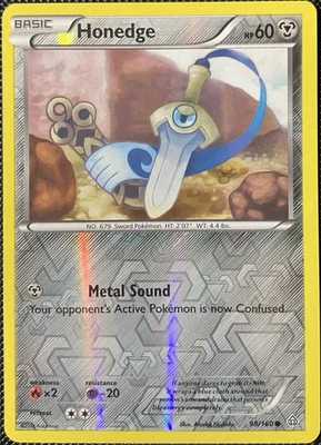 Honedge 98/160 XY - Primal Clash Reverse Holo - Pokémon Card - Image 1 of 2