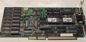 1990 ISA VGA Card VGA-16 Focus Information Systems VGA-020 Tseng ET3000AX 512 K - Picture 1 of 8