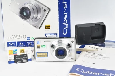 Sony Cybershot DSC-W270 12.1MP Compact Digital Camera Boxed with 2GB Mem Stick - Image 1 of 4