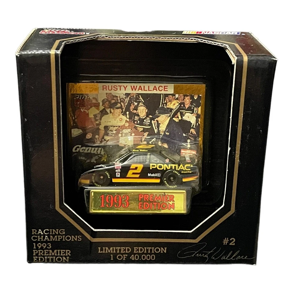 Racing Champions Premier Edition 1/64 1993 #2 Rusty Wallace 1 of 40 000