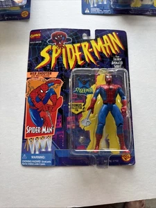 1990's Vintage New Spider-Man Action Figure Web Shooter The Animated Series - Bild 1 von 9