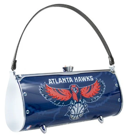 New! RARE NBA Atlanta Hawks Littlearth Fender Flair Purse Bag Swarovski Crystals Cover