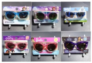 Sunglasses Disney Princess Barbie 100% UV Protection Kids Girls YOU CHOOSE - Picture 1 of 38
