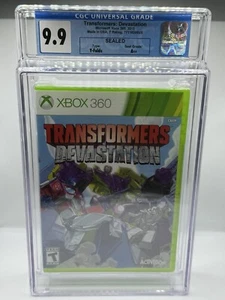 Transformers: Devastation Xbox 360, 2015 New Sealed CGC 9.9 A++ Graded Top Pop - Picture 1 of 7