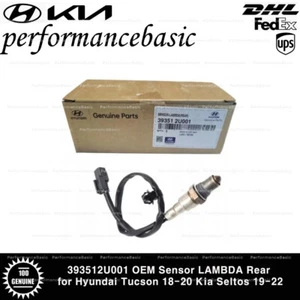 393512U001 OEM Sensor LAMBDA Rear for Hyundai Tucson 18-20 Kia Seltos 19-22 - Picture 1 of 2