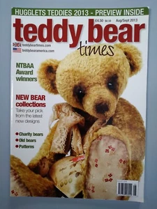 TEDDY BEAR TIMES - ISSUE 206, AUG/SEPT 2013  - Teddy Bears/Needlecrafts - Picture 1 of 2