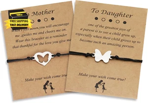 Mother Daughter Bracelets Mothers Day Gifts for Mom from Daughter Mommy and Me M - Picture 1 of 7