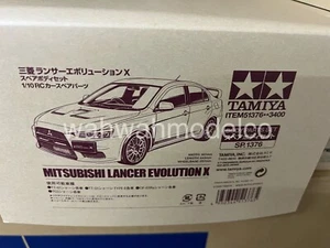 Coche de radiocontrol Tamiya 51376 1/10 Mitsubishi Lancer Evolution X Evo 10 parte de carrocería VERSIÓN EN CAJA - Imagen 1 de 1