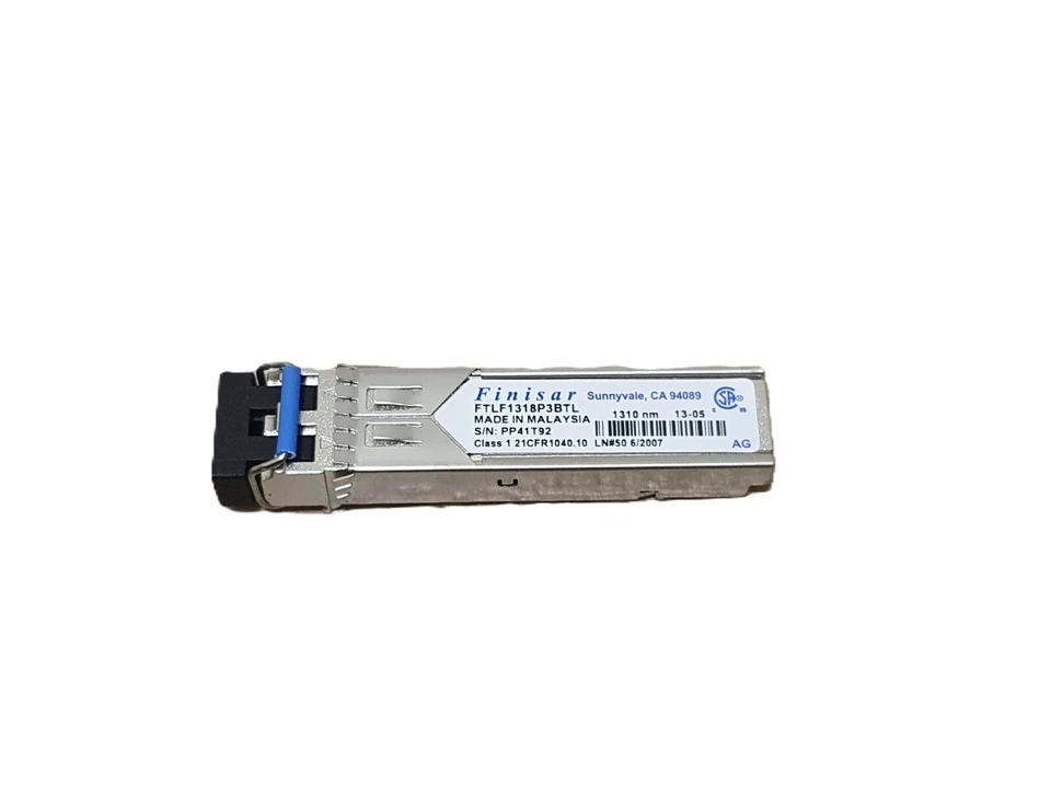 Finisar FTLF1318P3BTL 1.25Gbs Temperature 1310nm Module 10KM SFP Transceiver NEW - Bild 1 von 4
