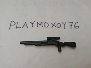 PLAYMOBIL. PLAYMOXOY76. RIFLE DE ASALTO NEGRO ARMAS POLICIA LADRON. - Picture 1 of 1