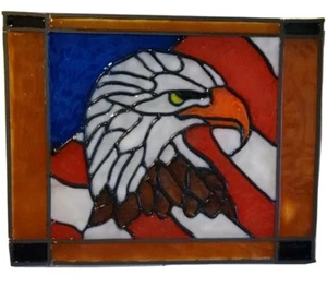 Glazed Hand Painted Stain Glass Art - Picture 1 of 5