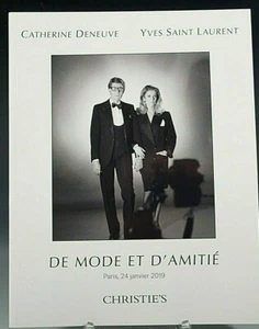 CHRISTIE'S CATALOG DE MODE ET D'AMITIE CATHERINE DENEUVE FASHION AND FRIENDSHIP  - Picture 1 of 8