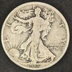 1917 Walking Liberty demi-dollar, 90 % argent livraison gratuite 