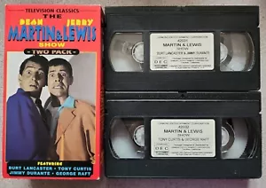 Dean Martin And Jerry Lewis (2 VHS Set) Tony Curtis, George Raft, Burt Lancaster - Picture 1 of 3