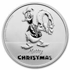 NIUE 2 Dollars Silver 1 Ounce Disney Donald Duck Merry Christmas 2022