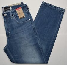 Levis Jeans Mens 36X34 Blue Denim Cotton Silver Tab Loose Fit Tapered Leg