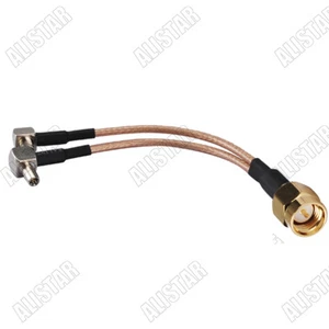 Cable coaxial SMA macho a 2x TS9 macho tipo Y RG316 15 cm para módem HUAWEI ZTE nuevo - Imagen 1 de 1