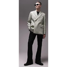 Topman Twill Blazer Suit Coat Mens Size 42R Green NWT