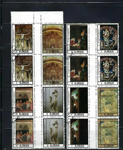 "PINTURAS EN AJMAN"" 16 SELLOS" - Imagen 1 de 3