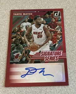 2019-20 Panini Donruss Signature Series Auto #SS-YMT Yante Maten Heat - Foto 1 di 2