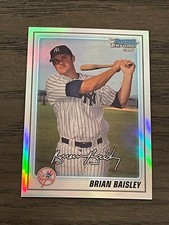 2010 Bowman Chrome Prospect Refractor Brian Baisley #BCP49 Yankees /777