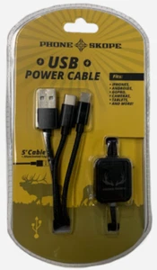 Phone Skope 3 In 1 Charging Cable - IOS / USB C / Micro USB - Picture 1 of 4