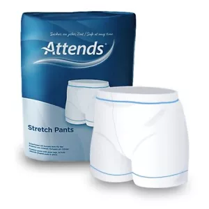 Attends Stretch Pull Up Fixation Pants (Medium) - Pack of 15 |Washable| Reusable - Picture 1 of 2