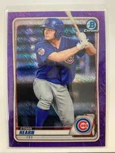 2020 Bowman Chrome Prospects Purple Shimmer Refractor #BCP203 Ethan Hearn SL@MF7 - Picture 1 of 2