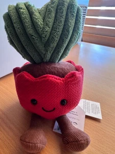 Authentic JELLYCAT Amuseables Kerrii Cactus Valentines 2025 Plush 6" Figure NEW - Picture 1 of 8