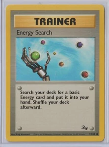 Pokémon 1999 English Fossil ENERGY SEARCH TRAINER 59/62 MINT Never Played Rare - Picture 1 of 1