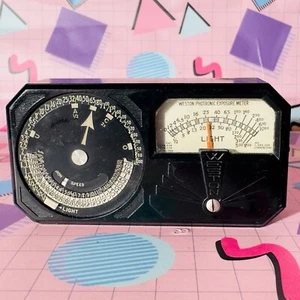 Weston Photronic Exposure Meter and Case Working Correctly - Picture 1 of 6