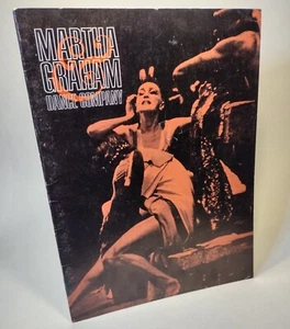 Martha Graham Dance Co Souvenir Program 1967 1968 Hurok NY - Picture 1 of 7