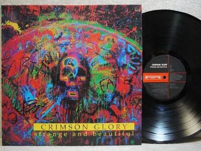 Crimson Glory Strange and Beautiful 1991 Korea LP Picture & Lyic W/In NM Promo - Image 1 of 4