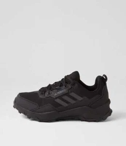 New Adidas Terrex Ax4 M Black Carbon Grey Fabric Sneakers Mens Shoes Active - Picture 1 of 5