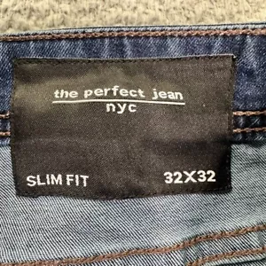 The Perfect Jean NYC Jeans Herren 32x30 Blau Skinny Fit Baumwollmischung Comfort - Bild 1 von 17