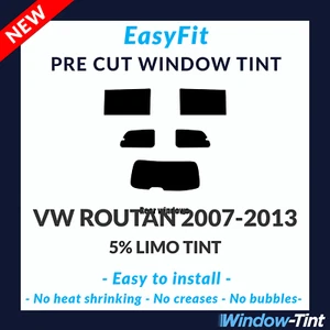 Fácil de Colocar Estática Pre Cortado para Ventana Tinte VW Routan 2007-2013 - - Imagen 1 de 3