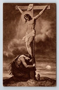 Religion: Christ On The Cross. Unposted Postcard. - Picture 1 of 2