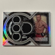 2018 Topps Museum UFC Georges St-Pierre Fighter-Worn Quad Relic 33/50