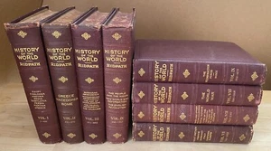 Ridpath's History of the World Being an Account... JC Ridpath 1923 8/9 Volumes - Bild 1 von 19