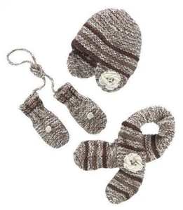 KlitzeKlein Strickset: Mütze, Schal und Handschuhe, 2 Größen zur Auswahl Kinder - Bild 1 von 3