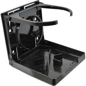Mugger Black Fold-Up Dual Ring Drink Holder (Black) 2445-7 - Picture 1 of 1