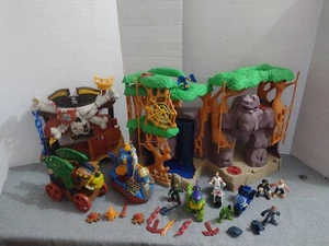 Imaginext Jungle & Pirate Playset & Random Extra Imaginex Toys - Picture 1 of 20