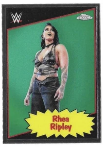 Topps Chrome WWE Rhea Ripley 1985 Topps Throwback 2025 - #85TC-RR - Imagen 1 de 2