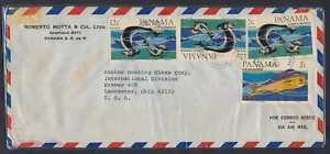Panama Airmail Cover to Lancaster USA 1966 Latin America 38c Postage - Picture 1 of 1